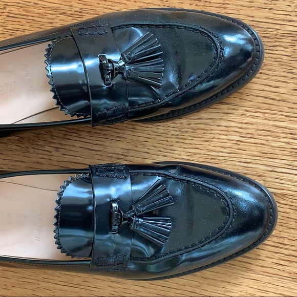 JCrew Biella Tassle Loafers, 5H, Black, A9861 - Picture 3 of 12